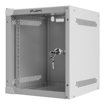 Armario Lanberg mural rack 10 pulgadas 6u 280X310 gris (WF10-2306-10S)