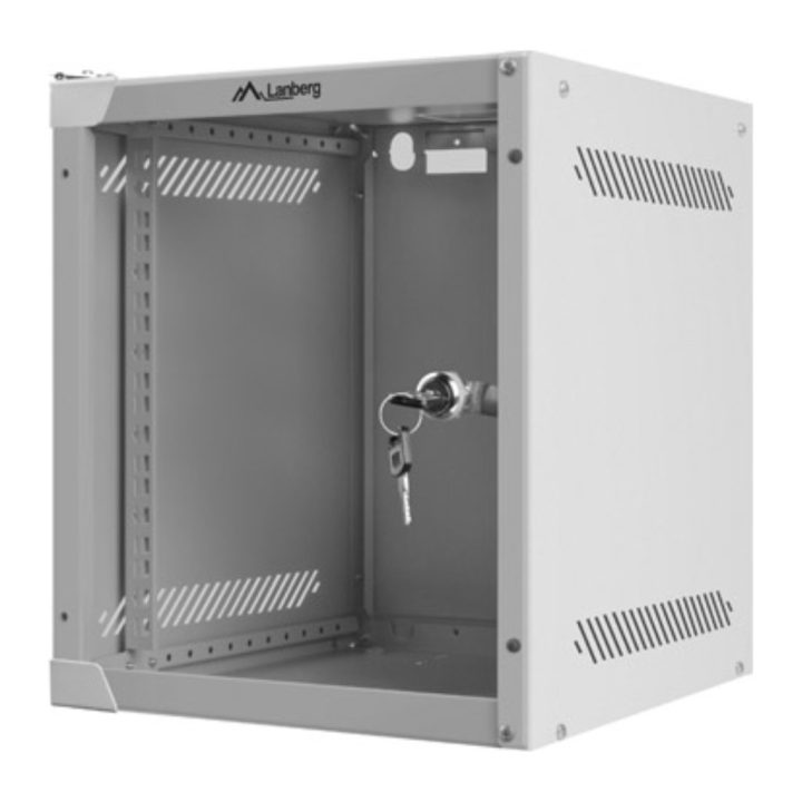 Lanberg Wall-Mount Rack Cabinet 10-inch 6U 280x310 Gray…