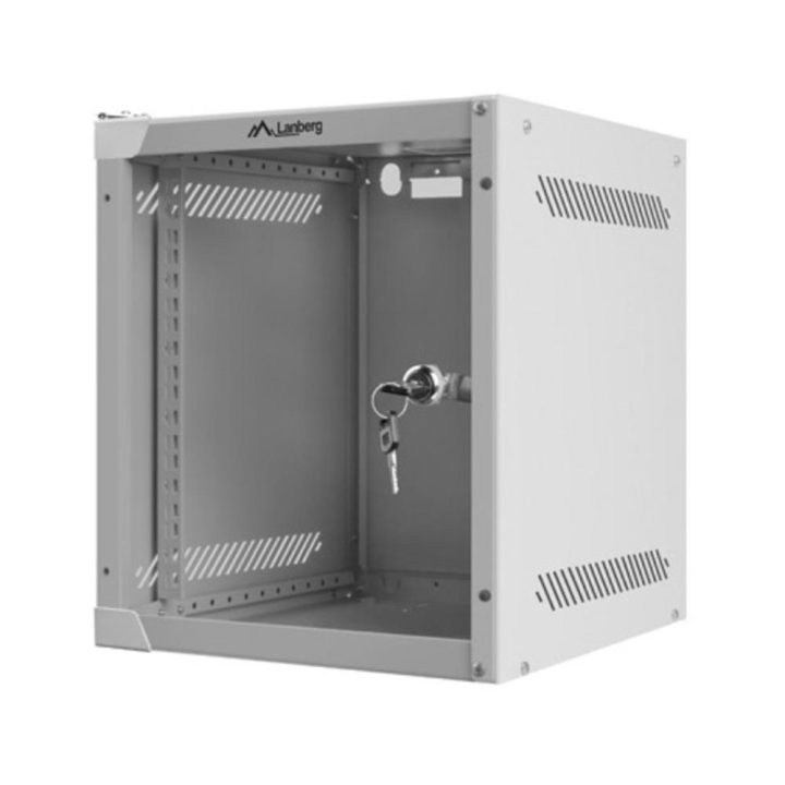 Armário de parede Lanberg rack 10 polegadas 6U 280X310 cinzento…
