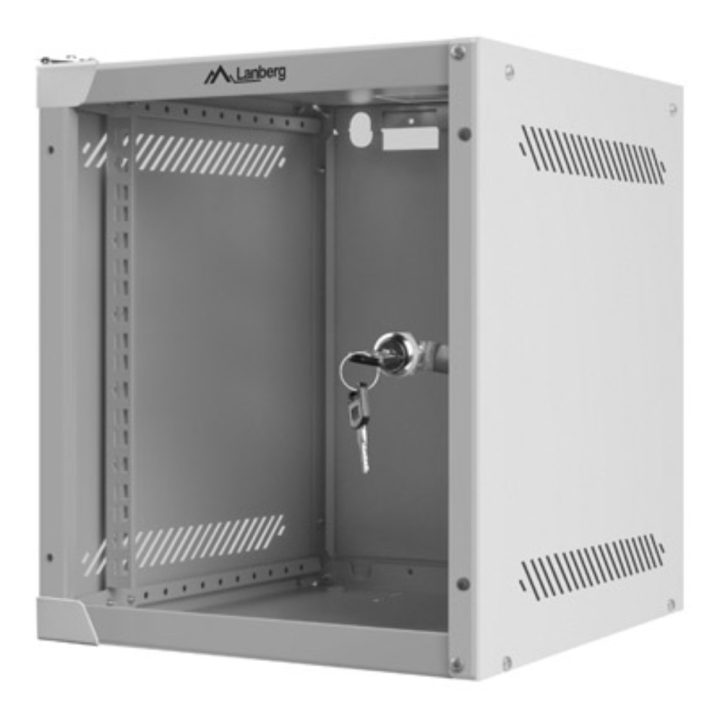 Lanberg Wall-Mount Rack Cabinet 10-inch 6U 280x310 Gray…