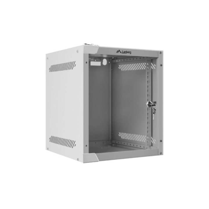 Armário de parede Lanberg rack 10 polegadas 6U 280X310 cinzento…