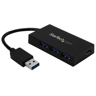 StarTech.com 4-Port USB 3.0 Hub - USB Type-A Hub with 1 USB-C Port…