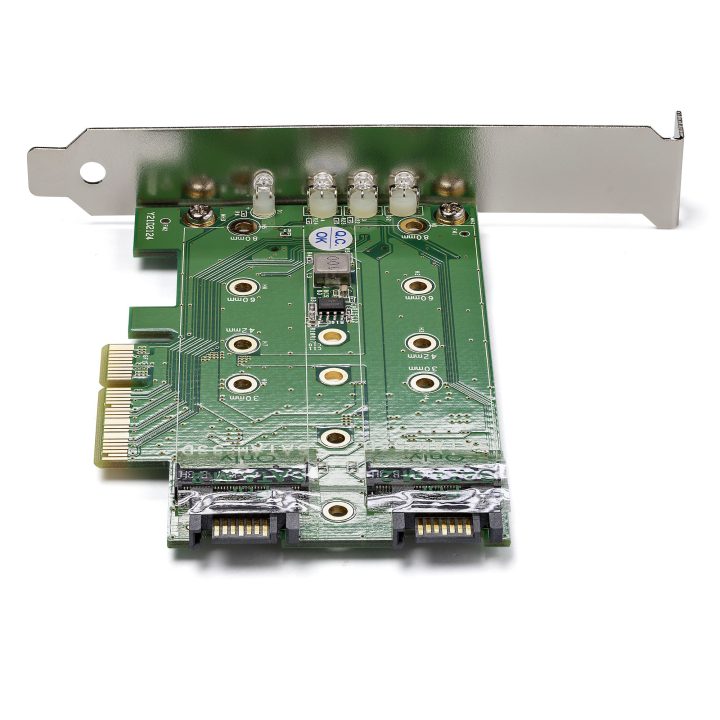 StarTech.com Tarjeta Adaptadora de 3 Puertos M.2 NGFF para SSD -…