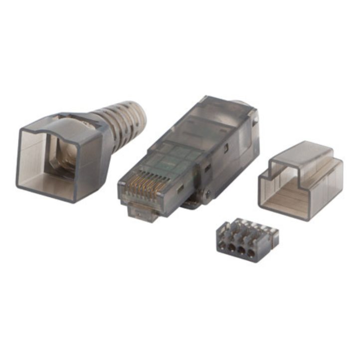 Lanberg RJ45 Cat 6a UTP Plug 8P8C Tool-less Connector (PLUA-6000TL)