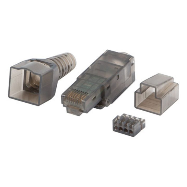 Lanberg RJ45 Cat 6a UTP Plug 8P8C Tool-less Connector (PLUA-6000TL)
