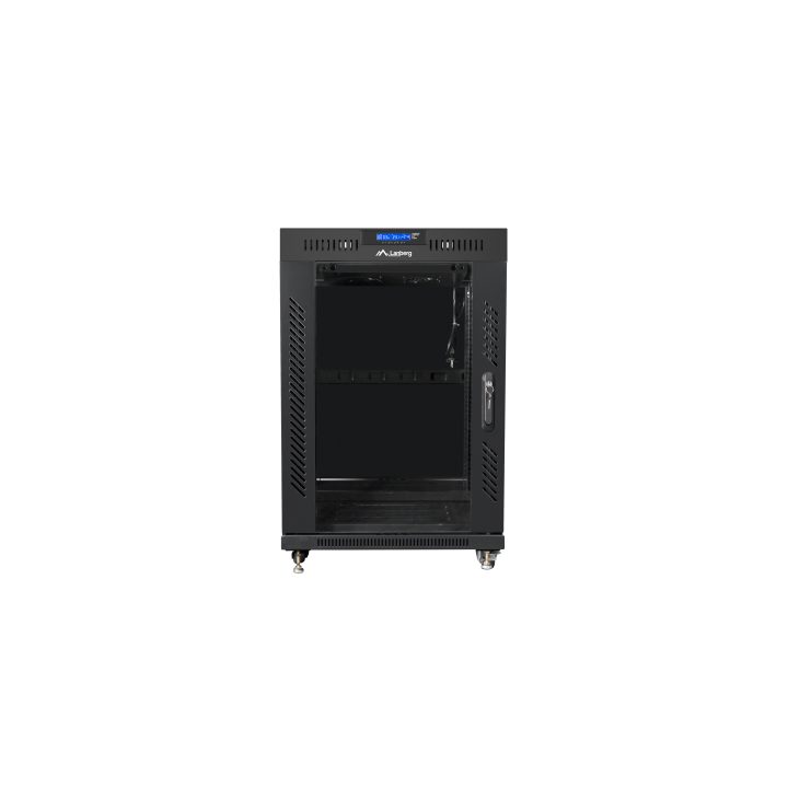 Lanberg FF01-8015-12BL 15U Rack Cabinet Standalone Black