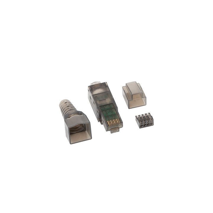 Lanberg RJ45 Cat 6a UTP Plug 8P8C Tool-less Connector (PLUA-6000TL)