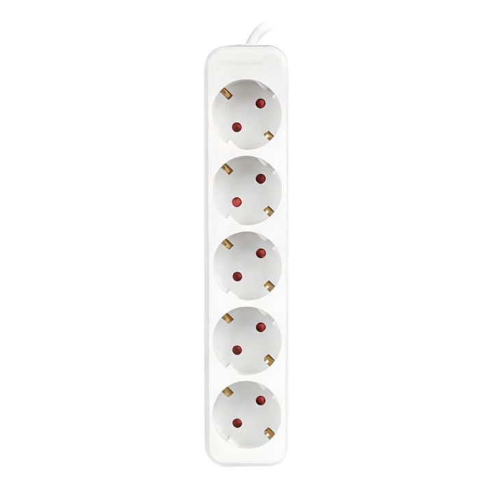 Lanberg PS0-05F-0150-W Power Strip 1.5 m 5 AC Outlets Indoor White