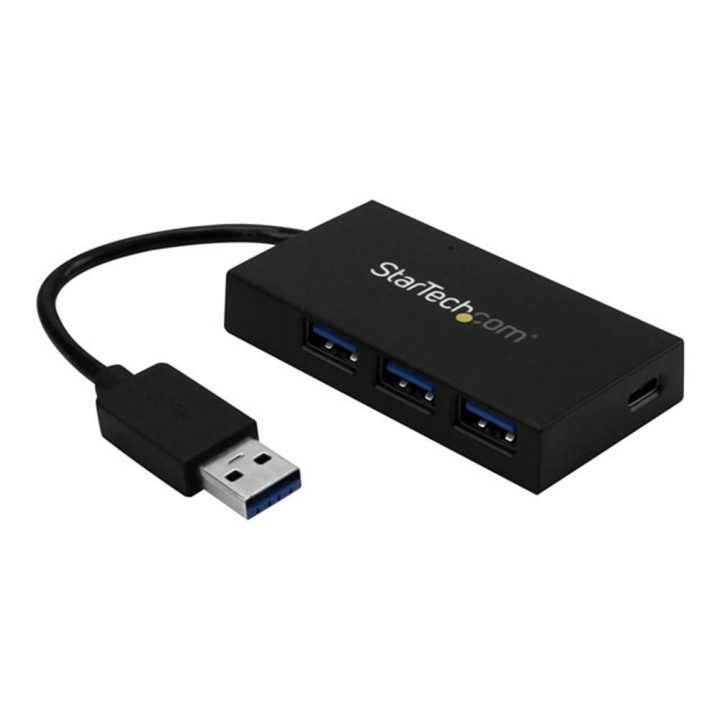 StarTech.com 4-Port USB 3.0 Hub - USB Type-A Hub with 1 USB-C Port…