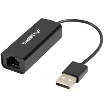 Lanberg USB 2.0-Ethernet RJ45 100 MB Adapter (NC-0100-01)