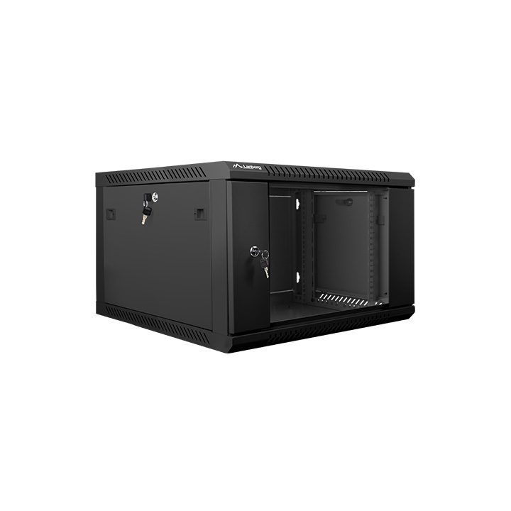 Lanberg WF01-6606-10B 6U Wall-Mount Rack Black