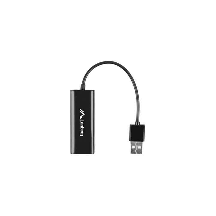 Lanberg USB 2.0-Ethernet RJ45 100 MB Adapter (NC-0100-01)