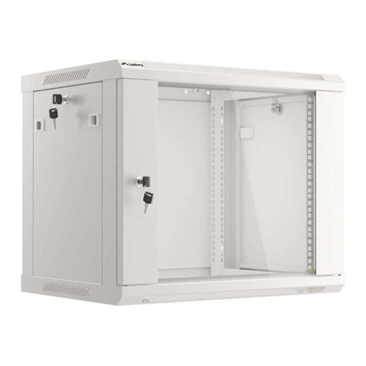 Lanberg WF01-6409-10S 9U Rack Wall-Mount Cabinet Gray