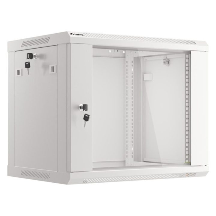 Lanberg WF01-6409-10S 9U Rack Wall-Mount Cabinet Gray