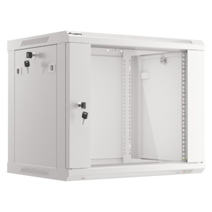 Lanberg WF01-6409-10S 9U Rack Wall-Mount Cabinet Gray