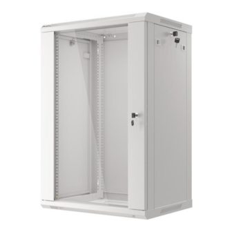 Lanberg WF01-6418-10S armário rack 18U Bastidor de parede Cinzento