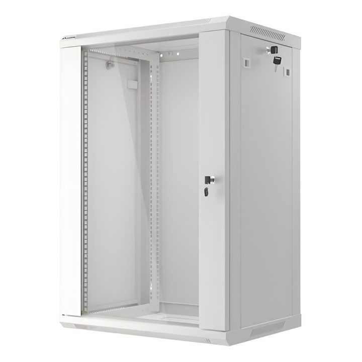 Lanberg WF01-6418-10S armário rack 18U Bastidor de parede Cinzento
