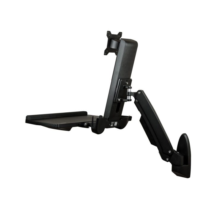 StarTech.com Wall-Mount Sit-Stand Workstation - For One Monitor up to…