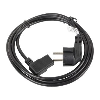 Lanberg CA-C13C-12CC-0030-BK Transmission Cable Black 3 m CEE7/7 IEC…