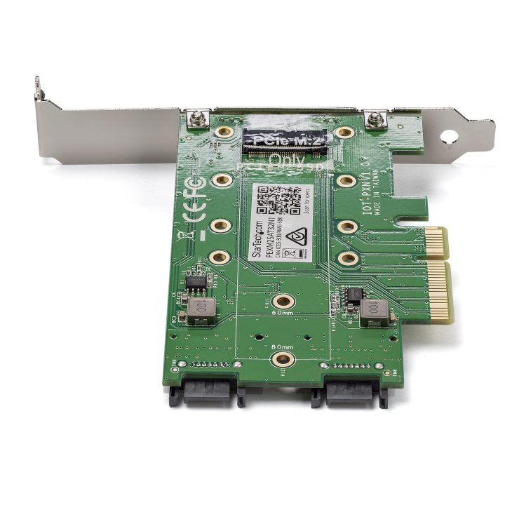 StarTech.com Tarjeta Adaptadora de 3 Puertos M.2 NGFF para SSD -…
