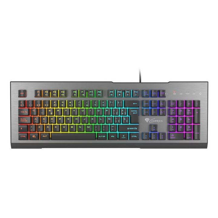 GENESIS Rhod 500 RGB Gaming Keyboard USB QWERTY Spanish Black, Gray