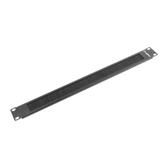 Brush panel Lanberg 1u negro 19 pulgadas (AK-1101-B)