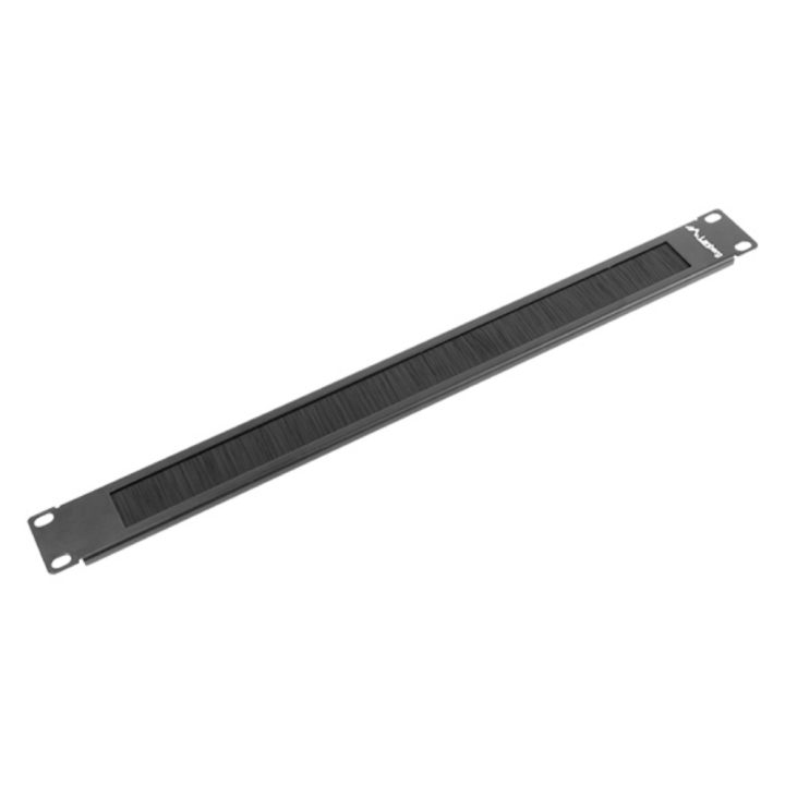 Lanberg Brush Panel 1U Black 19 inch (AK-1101-B)