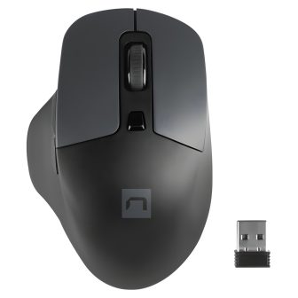Natec BlackBird 2 Ambidextrous Wireless RF Office Mouse IR LED 1600…