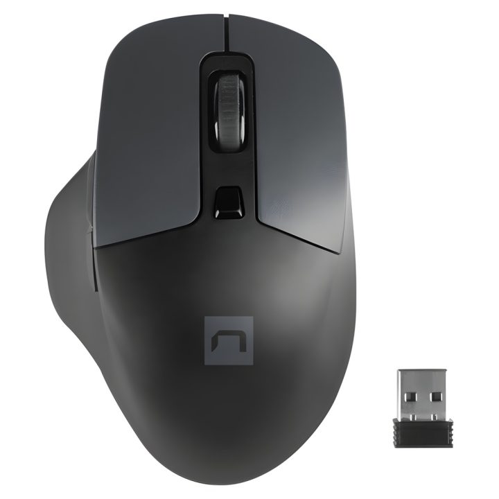 Natec BlackBird 2 Ambidextrous Wireless RF Office Mouse IR LED 1600…