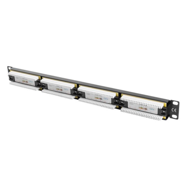 Lanberg Cat.6 UTP Patch Panel 24 Ports 1U Cat.6 UTP 19-inch Rack…