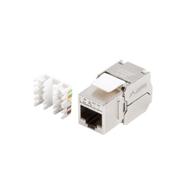Conector keystone Lanberg cat.7 FTP RJ45 180º sem ferramentas…
