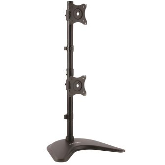StarTech.com Vertical 2-Monitor VESA Mount Stand - Adjustable VESA…