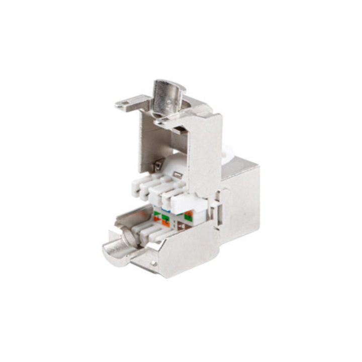 Conector keystone Lanberg cat.7 FTP RJ45 180º sem ferramentas…