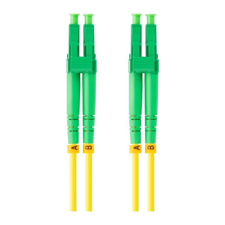 Lanberg LC-APC Fiber Optic Patch Cable 1m Single Duplex G657A1 LSZH…