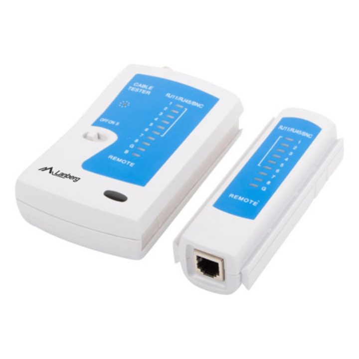 Lanberg RJ45 RJ12 RJ11 UTP-FTP-SFTP Coaxial Cable Tester (NT-0401)