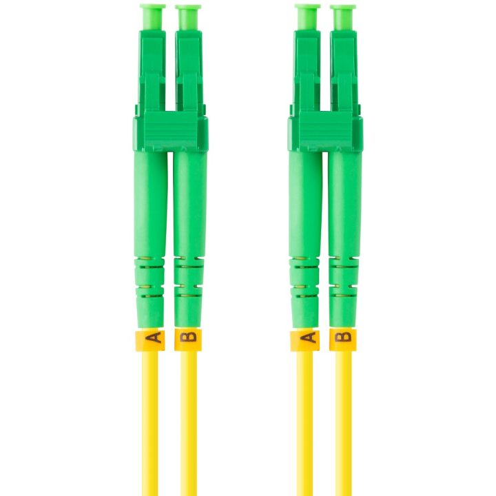 Cabo de fibra óptica LC-APC Lanberg 1 m mono duplex G657A1 LSZH…