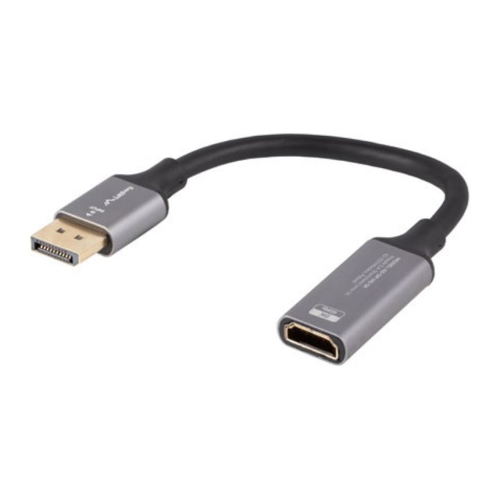 Lanberg 8K DisplayPort to HDMI Adapter 20cm-Male-Female (AD-DP-HD-04)