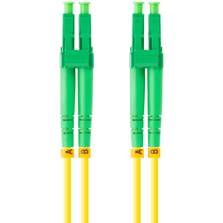 Lanberg LC-APC Fiber Optic Patch Cable 1m Single Duplex G657A1 LSZH…