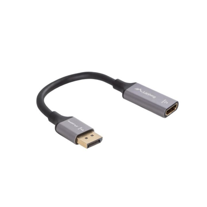 Lanberg 8K DisplayPort to HDMI Adapter 20cm-Male-Female (AD-DP-HD-04)