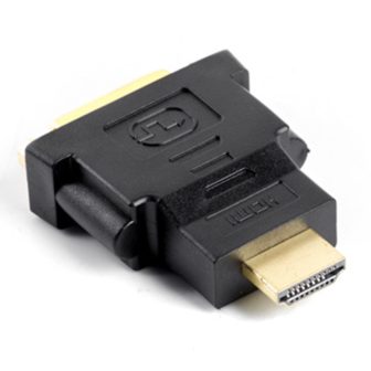 Adaptador Lanberg HDMI macho-DVI-d fêmea 24+5 single link (AD-0014-BK)