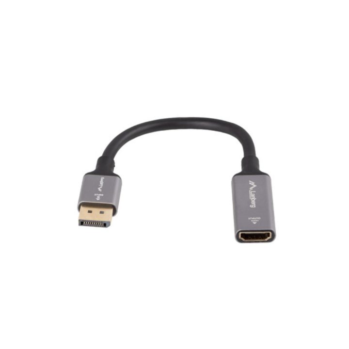 Adaptador 8K DisplayPort para HDMI Lanberg 20cm-macho-hembra…