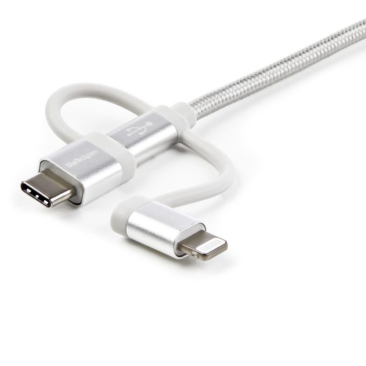 StarTech.com 1m Multi-Charging USB Cable - USB to Micro USB or USB-C…