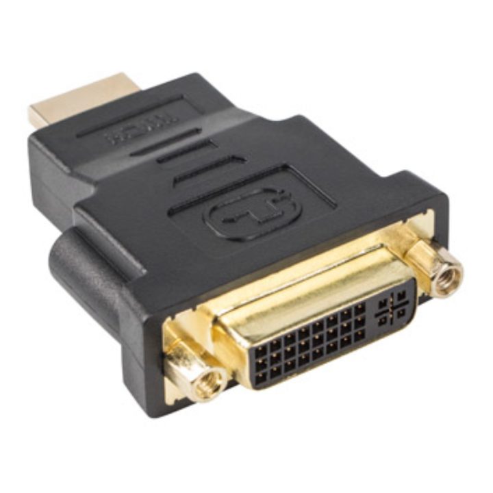 Adaptador Lanberg HDMI macho-DVI-d fêmea 24+5 single link (AD-0014-BK)