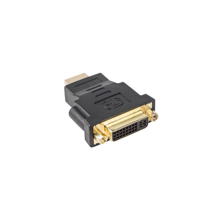 Adaptador Lanberg HDMI macho-DVI-d fêmea 24+5 single link (AD-0014-BK)
