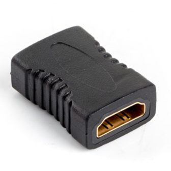 Adaptador Lanberg HDMI hembra-HDMI hembra (AD-0018-BK)