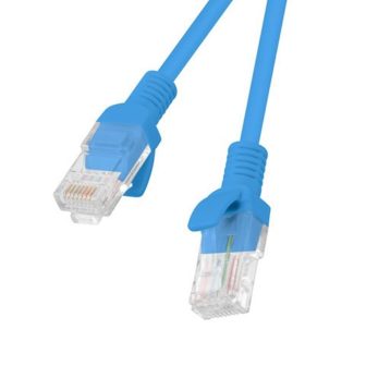 Cabo de rede Lanberg patch cord cat.6 u-UTP 1.5m azul fluke passed…