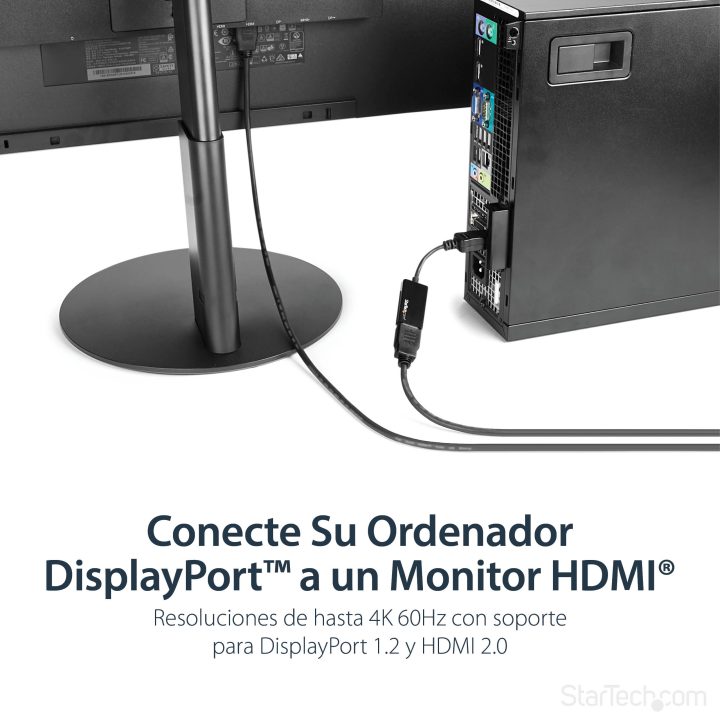 StarTech.com DisplayPort to HDMI Adapter - 4K 60Hz - Active…