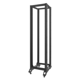 Armario Lanberg open rack 42U 600X800 negro (OR01-6842-B)