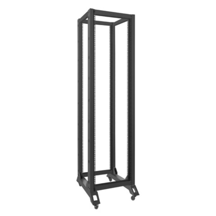 Armario Lanberg open rack 42U 600X800 negro (OR01-6842-B)