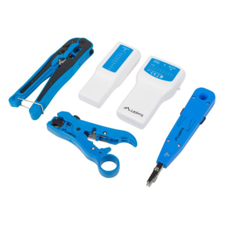 Lanberg Tool Kit Cable Stripper - Crimper - Tester (NT-0302)